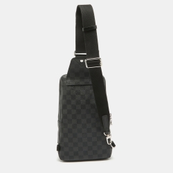 Pre Owned Louis Vuitton Damier Graphite Avenue Sling Bag