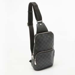 Pre Owned Louis Vuitton Damier Graphite Avenue Sling Bag