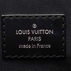 Pre Owned Louis Vuitton Damier Ebene Graphite Canvas District PM Bag