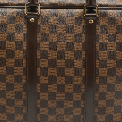 Pre Owned Louis Vuitton Damier Ebene Canvas Porte Documents Voyage