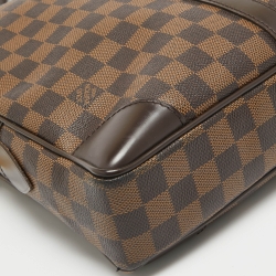 Pre Owned Louis Vuitton Damier Ebene Canvas Porte Documents Voyage