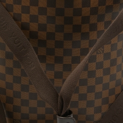 Pre Owned Louis Vuitton Damier Ebene Canvas Neo Eole 65 Rolling Duffle Bag