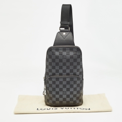 Pre Owned Louis Vuitton Damier Infini Avenue Sling Bag
