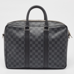 Pre Owned Louis Vuitton Damier Graphite Canvas NM Icare Bag