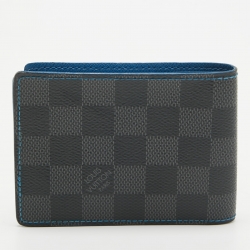 Pre Owned Louis Vuitton Damier Graphite Canvas Slender Wallet