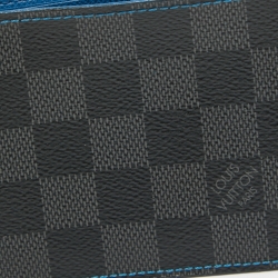 Pre Owned Louis Vuitton Damier Graphite Canvas Slender Wallet