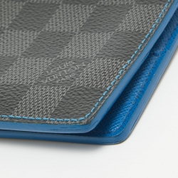 Pre Owned Louis Vuitton Damier Graphite Canvas Slender Wallet