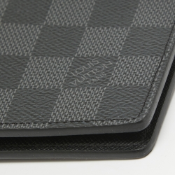 Pre Owned Louis Vuitton Damier Graphite Slender Wallet
