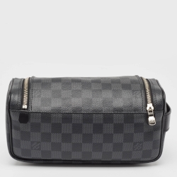 Pre Owned حقيبة صغيرة لوي فيتون توايلري كانفاس دامييه غرافايت