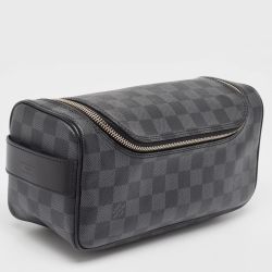 Pre Owned حقيبة صغيرة لوي فيتون توايلري كانفاس دامييه غرافايت