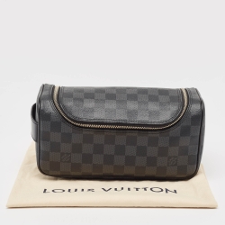 Pre Owned حقيبة صغيرة لوي فيتون توايلري كانفاس دامييه غرافايت