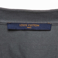 Louis Vuitton Grey Cotton Crew Neck T-Shirt S