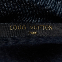 Louis Vuitton Grey Printed Jersey Zip Up Bomber Jacket M