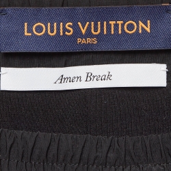 Louis Vuitton Blue Virgil Abloh Technical Nylon Damier Trackpants M