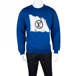 Louis Vuitton White 'LV Flag' Sweatshirt