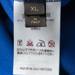 Louis Vuitton Blue Flag Print Sweatshirt XL