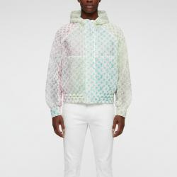 مملوكة مسبقًا Louis Vuitton White Gradient Monogram Mesh Jacket M