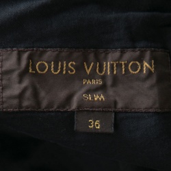 Louis Vuitton Black Faded Effect Denim Slim Fit Jeans XL