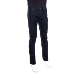 Louis Vuitton Marine Slim Fit Corduroy Denim Pants M