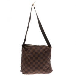 Pre Owned Louis Vuitton Brown Damier Reversible and Convertible Hooded Bomber Jacket XL