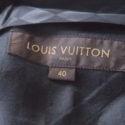 Louis Vuitton Black Stretch Denim Straight Fit Jeans M
