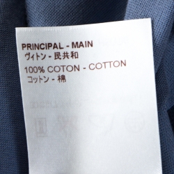 مملوكة مسبقًا  تي شيرت لوي فيتون قطن أزرق أرجواني XL