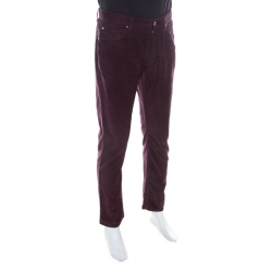 Louis Vuitton Burgundy Corduroy Slim Fit Pants L Louis Vuitton | TLC