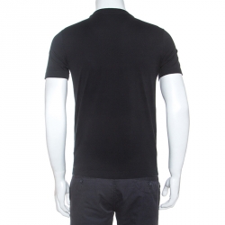 Pre Owned Louis Vuitton Black Cotton Gaston V T-Shirt S