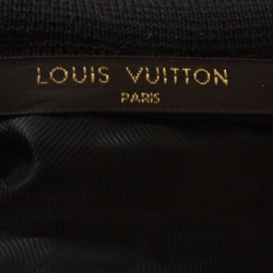 Pre Owned Louis Vuitton Black Knit Two Buttoned Blazer S