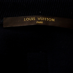 Louis Vuitton Navy Blue Sailboat Print Cotton Sweatshirt M