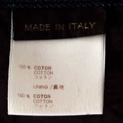 مملوكة مسبقًا Louis Vuitton Dark Blue Denim Straight Leg Jeans L