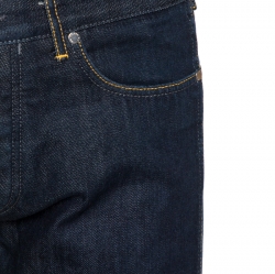 مملوكة مسبقًا Louis Vuitton Dark Blue Denim Straight Leg Jeans L