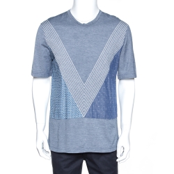 Louis Vuitton Black Honeycomb Knit Polo T-Shirt S Louis Vuitton