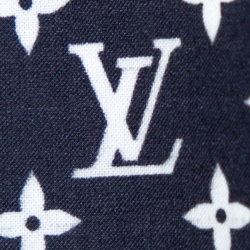 Louis Vuitton Navy Blue LV Cards Print Cotton Regular Fit Shirt L