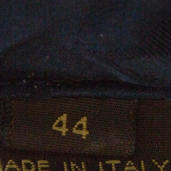 Pre Owned Louis Vuitton x Supreme Navy Blue Monogram Jacquard Satin Pajama Pants XL