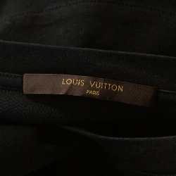 Louis Vuitton Black Cotton Damier Ebene Pocket Patch T Shirt XL