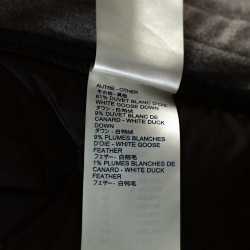 Louis Vuitton Grey Cashmere Monogram Boyhood Puffer Jacket M