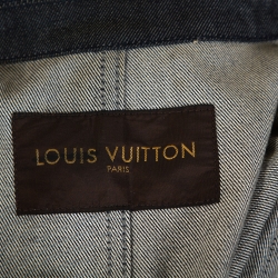 Louis Vuitton Dark Blue Wool Blend Denim Jacket XXL
