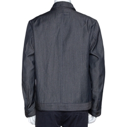 Louis Vuitton Dark Blue Wool Blend Denim Jacket XXL