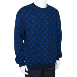 vuitton blue sweater