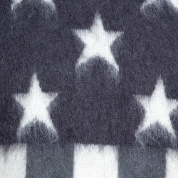 Pre Owned Louis Vuitton Grey USA Flag Mohair Jacquard Crew Neck Sweater M