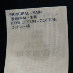 Louis Vuitton Blue Logo Patterned Knit Crewneck T-Shirt M