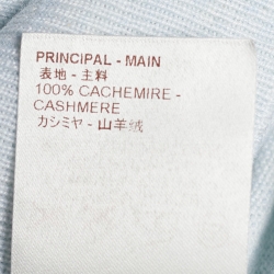 Louis Vuitton Pale Blue Mélange Cashmere Knit Jumper XS