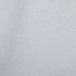 Louis Vuitton Pale Blue Mélange Cashmere Knit Jumper XS