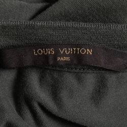 Louis Vuitton Olive Green Cotton Logo Embroidered Short Sleeve T-Shirt M