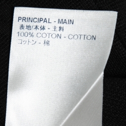 Pre Owned Louis Vuitton Black Monogram Jacquard Cotton Crewneck T-Shirt M