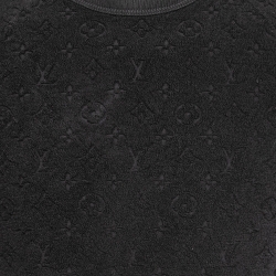 Louis Vuitton Monogram Terry Cotton & Silk Short Sleeve T-Shirt S
