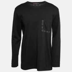 Louis Vuitton 14SS Damier Pocket Long Sleeve T-shirt Men's Light