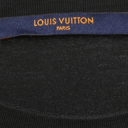 مملوكة مسبقًا Louis Vuitton Black Cotton Gradient Monogram Print T-Shirt XL