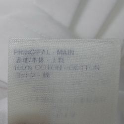 Pre Owned Louis Vuitton White Logo Embroidered Cotton Half Sleeve T-Shirt L